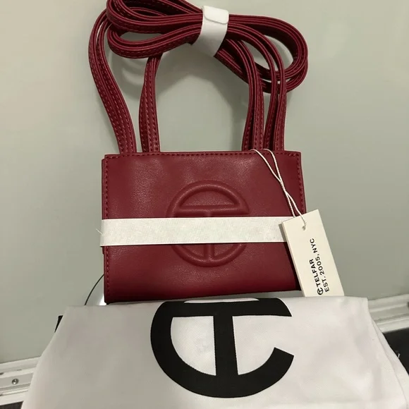 Telfar Mini Bag in Deep Red - Picture 2 of 2